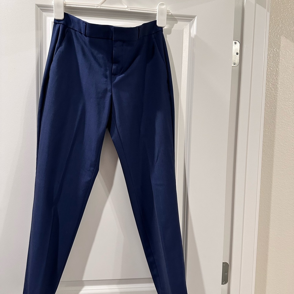 Banana Republic Blue Ankle Cropped Pants